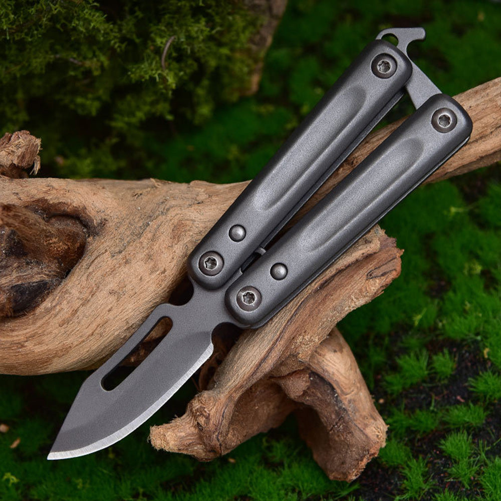 Mini Butterfly Knife Keychain - Tophatter Daily Deals