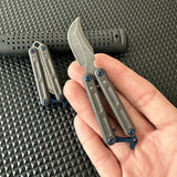 Mini Butterfly Knife Keychain - Tophatter Daily Deals