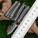 Mini Butterfly Knife Keychain - Tophatter Daily Deals