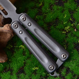 Mini Butterfly Knife Keychain - Tophatter Daily Deals