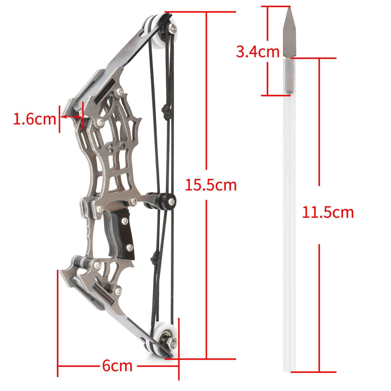 Archery Kits for Beginners - 6" Mini Compound Bow Arrows Set Archery Toy Gift Kids Shooting Target Pocket Bow Sports & Outdoor - Tophatter Daily Deals