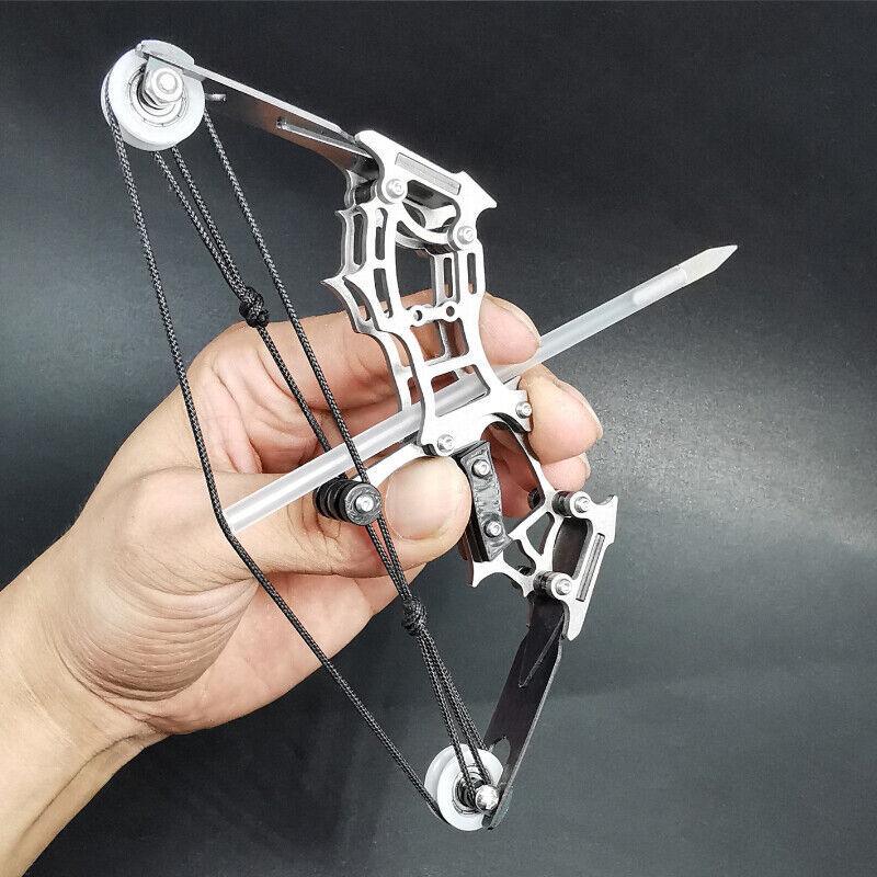 Archery Kits for Beginners - 6" Mini Compound Bow Arrows Set Archery Toy Gift Kids Shooting Target Pocket Bow Sports & Outdoor - Tophatter Daily Deals