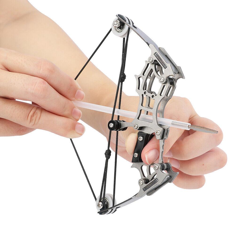 Archery Kits for Beginners - 6" Mini Compound Bow Arrows Set Archery Toy Gift Kids Shooting Target Pocket Bow Sports & Outdoor - Tophatter Daily Deals