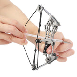 Archery Kits for Beginners - 6" Mini Compound Bow Arrows Set Archery Toy Gift Kids Shooting Target Pocket Bow Sports & Outdoor - Tophatter Daily Deals