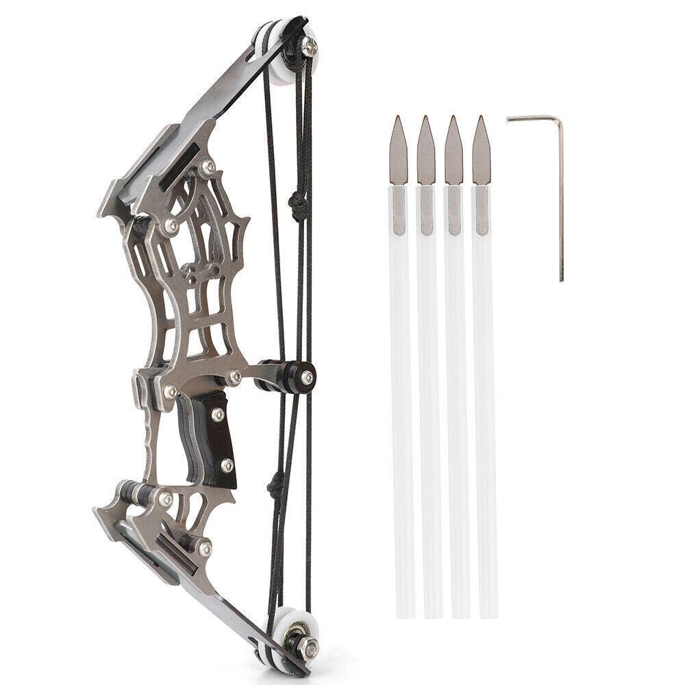 Archery Kits for Beginners - 6" Mini Compound Bow Arrows Set Archery Toy Gift Kids Shooting Target Pocket Bow Sports & Outdoor - Tophatter Daily Deals