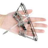 Archery Kits for Beginners - 6" Mini Compound Bow Arrows Set Archery Toy Gift Kids Shooting Target Pocket Bow Sports & Outdoor - Tophatter Daily Deals