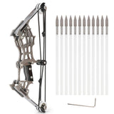 Archery Kits for Beginners - 6" Mini Compound Bow Arrows Set Archery Toy Gift Kids Shooting Target Pocket Bow KIt 2 (12 Arrows) Sports & Outdoor - Tophatter Daily Deals