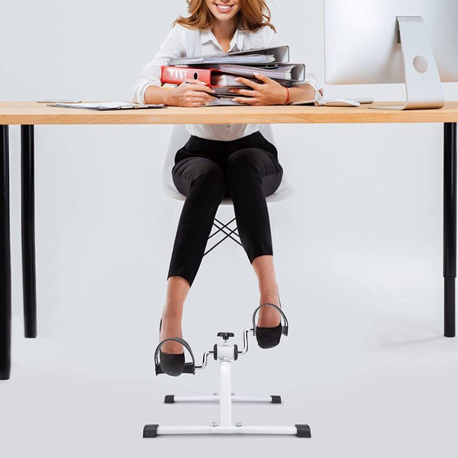 Best Mini Exercise Bike UK - Mini Portable Pedal Exercise Bike Cycle Pedal Exerciser Exercise & Fitness - Tophatter Daily Deals