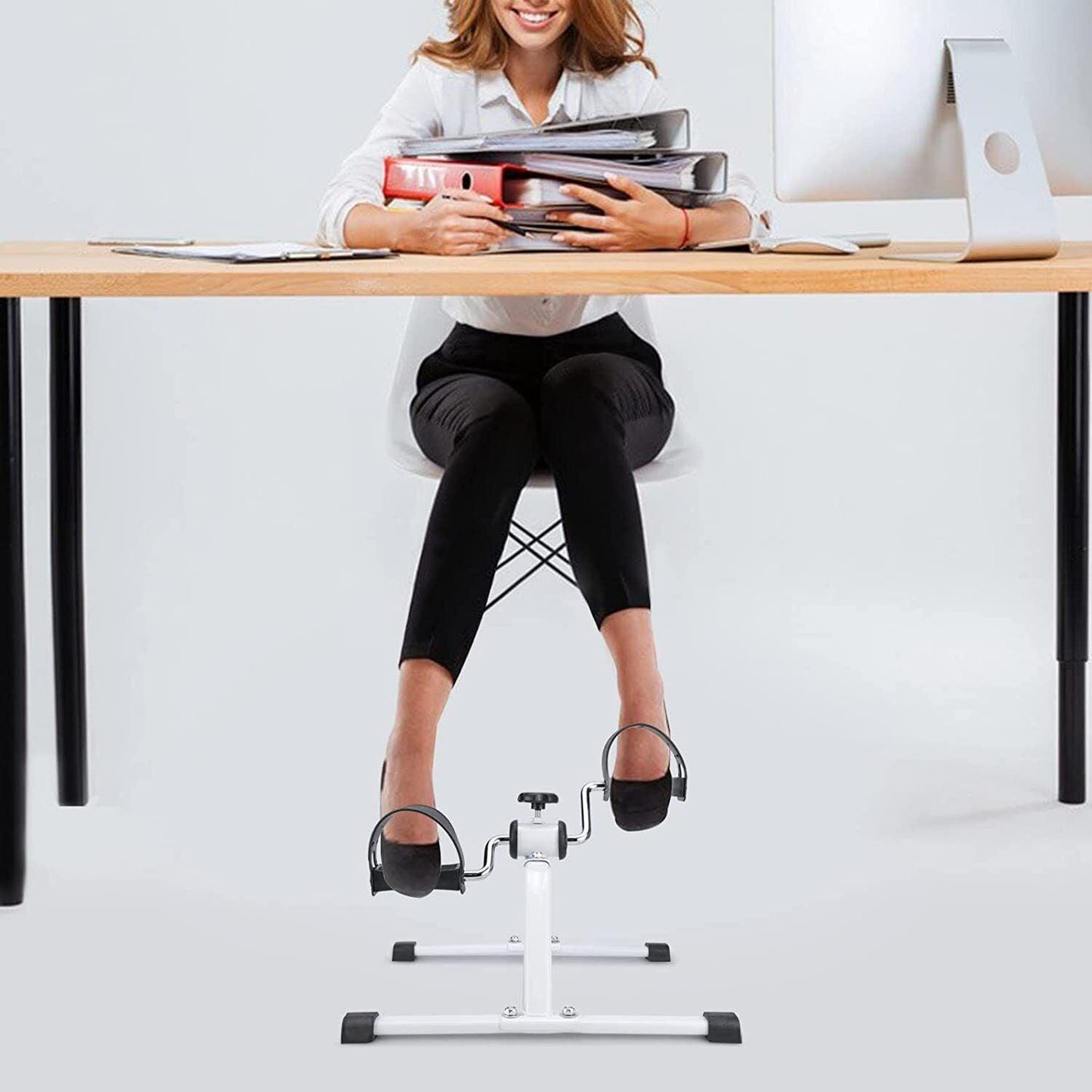 Best Mini Exercise Bike UK - Mini Portable Pedal Exercise Bike Cycle Pedal Exerciser Exercise & Fitness - Tophatter Daily Deals