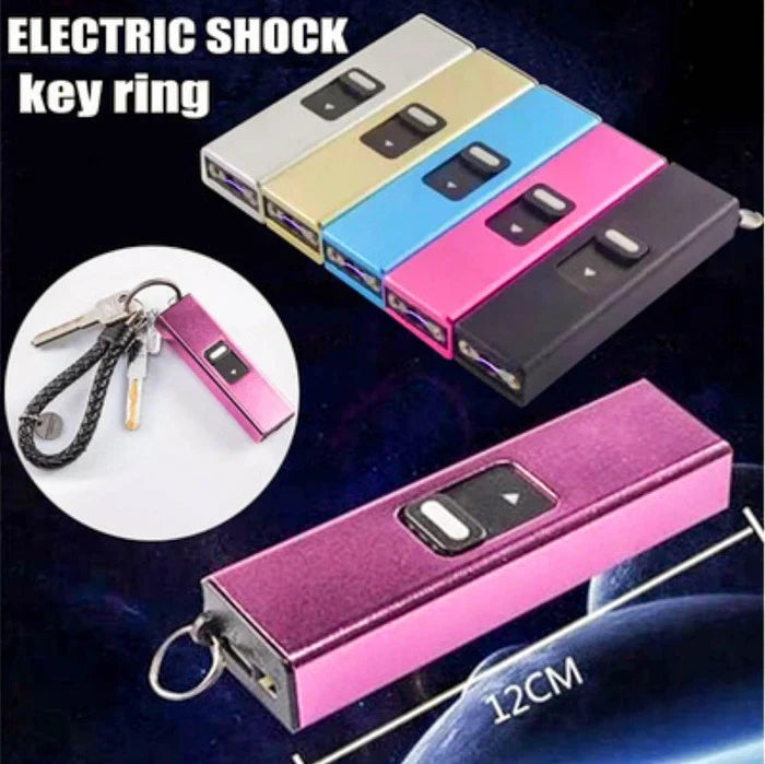 Mini Self-Defense Stun Gun Flashlight on Keychain - Tophatter Daily Deals