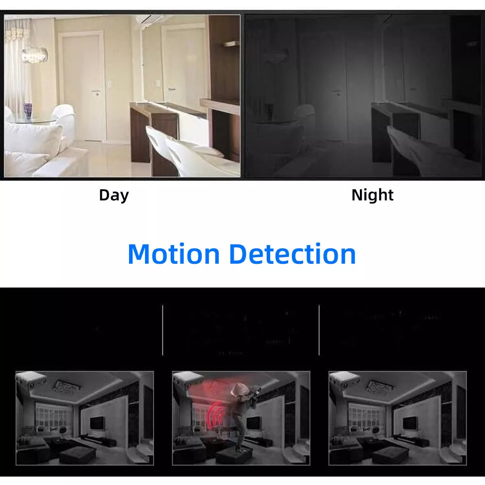 Micro HD WiFi Camera With Audio Night Vision Indoor 2025 - Tophatter Daily Deals