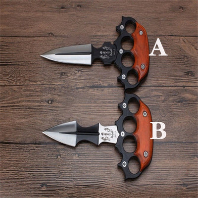 Tactical fixed dagger portable thrust knife - Tophatter Daily Deals