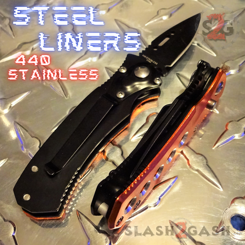 Mini Automatic Knife Cali Legal Switchblade w/ Safety - Asst. colors Knife-Auto - Tophatter Daily Deals