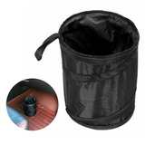 Mini Car Bin - Pop Up Black Storage Dustbin Foldable Travel Mini Rubbish Waste Basket Exercise & Fitness - Tophatter Daily Deals