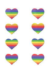 Black Liquid Heart Pasties Lingerie Accessories - Tophatter Daily Deals