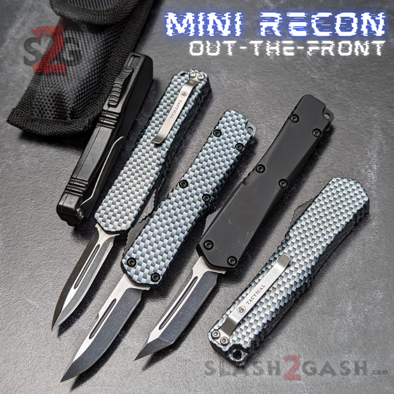 Recon Mini OTF Knife D/A Switchblade Keychain w/ Clip - Asst. Colors Knife-OTF - Tophatter Daily Deals