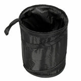 Mini Car Bin - Pop Up Black Storage Dustbin Foldable Travel Mini Rubbish Waste Basket Exercise & Fitness - Tophatter Daily Deals