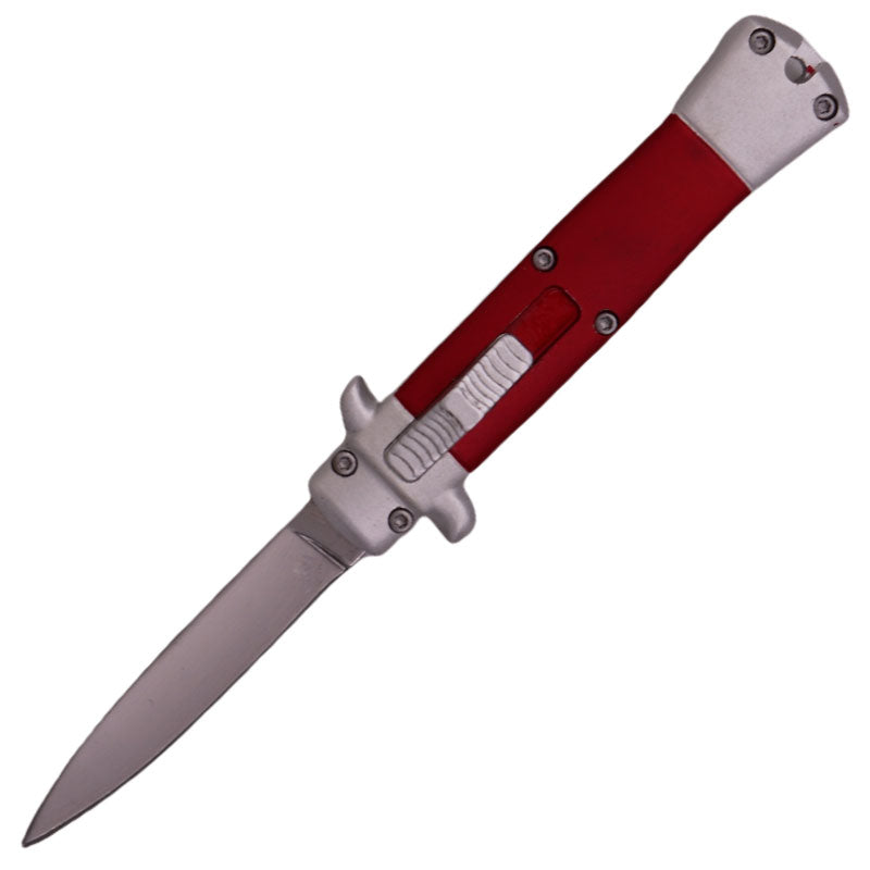 Stiletto Mini OTF Knife Small Automatic Switchblade - Asst. colors Red Knife-OTF - Tophatter Daily Deals