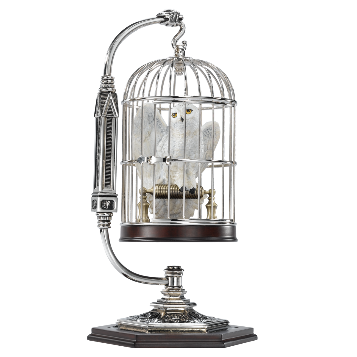 Miniature Hedwig and Cage Collectible - Tophatter Daily Deals