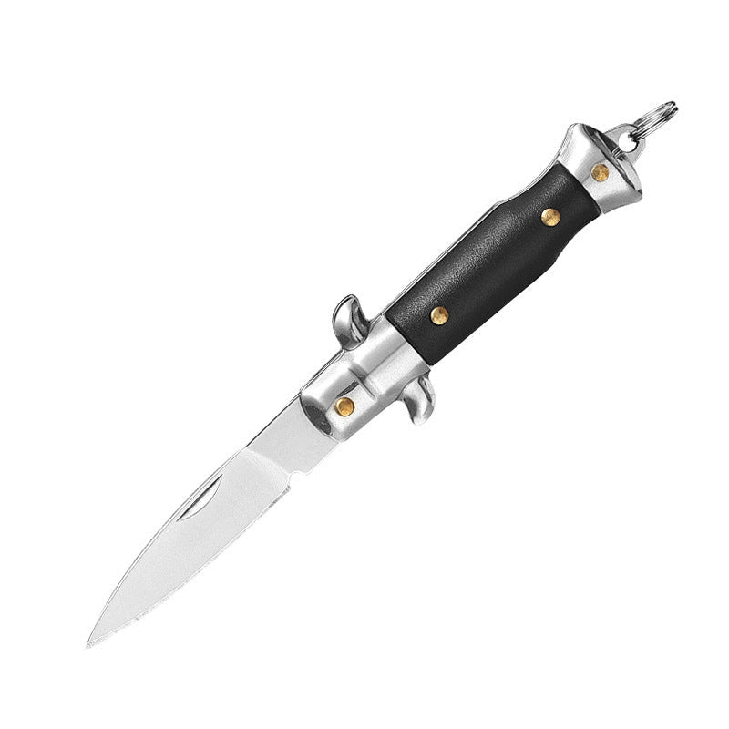 Mini ltalian Stiletto AKC Switch Blade Express Keychain Black - Tophatter Daily Deals
