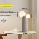 Minimalist Cactus Table Lamp Milk Coffee Color Table Lamp - Tophatter Daily Deals