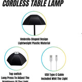 Minimalist Umbrella Light Table Lamp - Tophatter Daily Deals