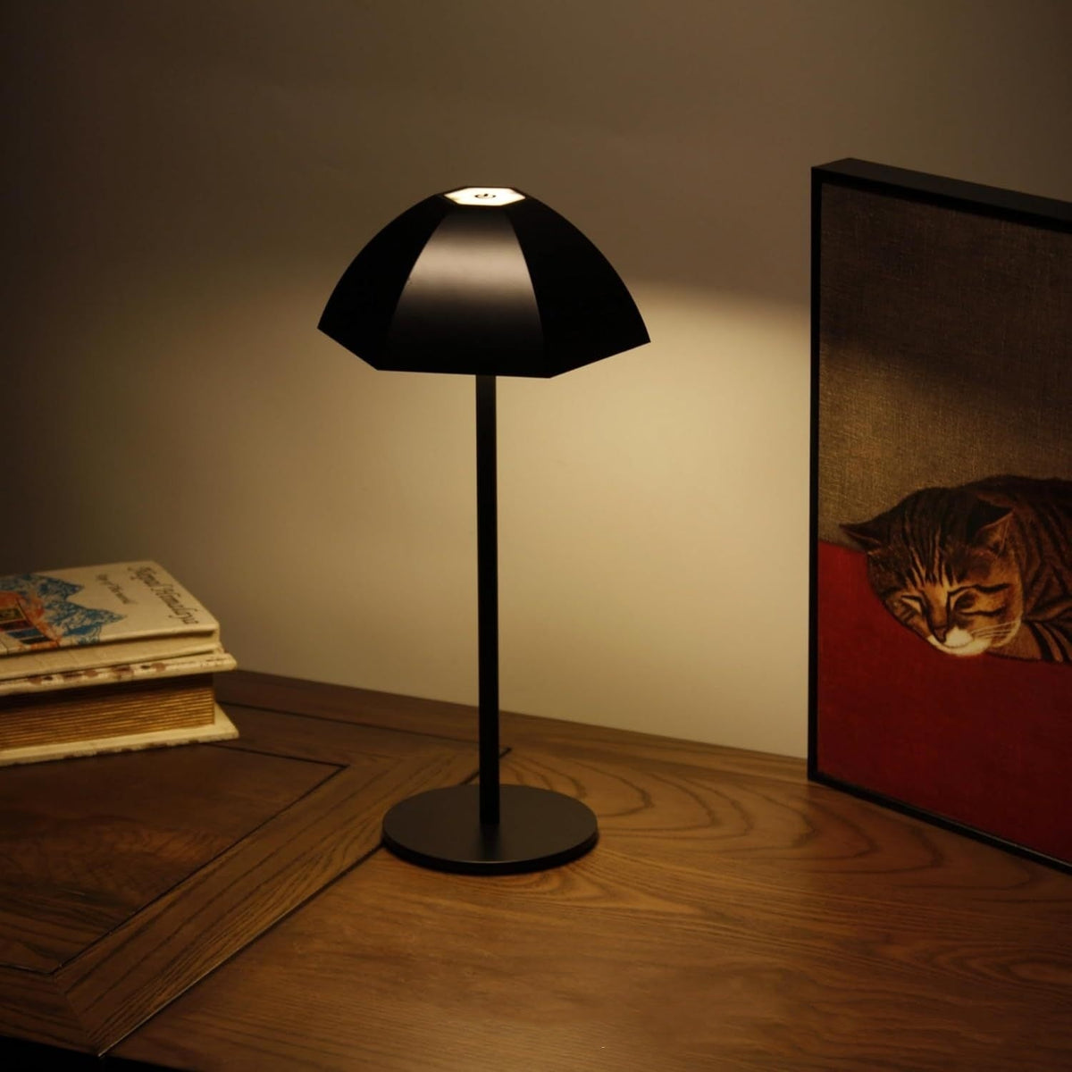 Minimalist Umbrella Light Table Lamp - Tophatter Daily Deals