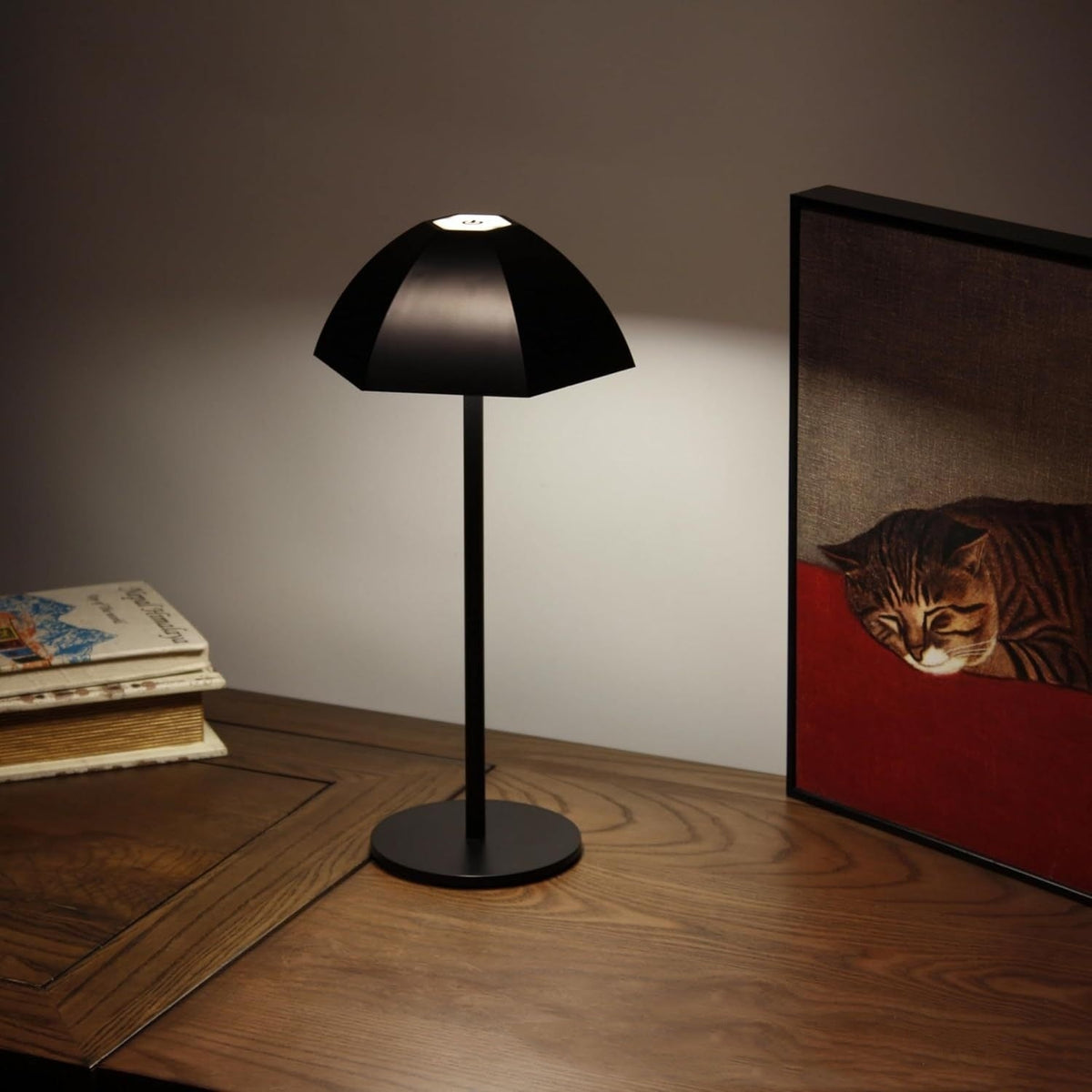 Minimalist Umbrella Light Table Lamp - Tophatter Daily Deals