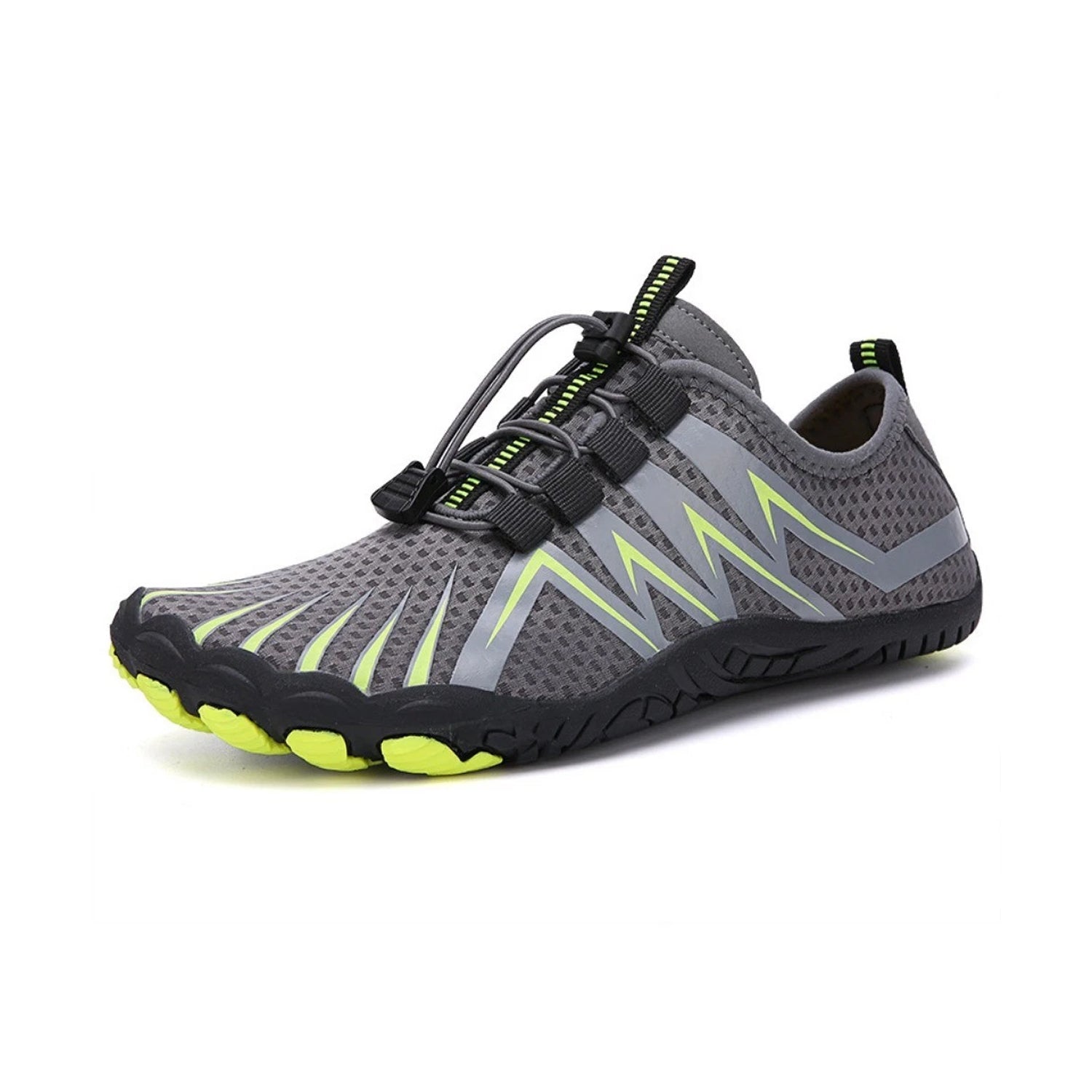 Flat Running Shoes – Breathable Mesh Sports Shoes for Daily Wear & Exercise Grey Flat running shoes - Tophatter Daily Deals