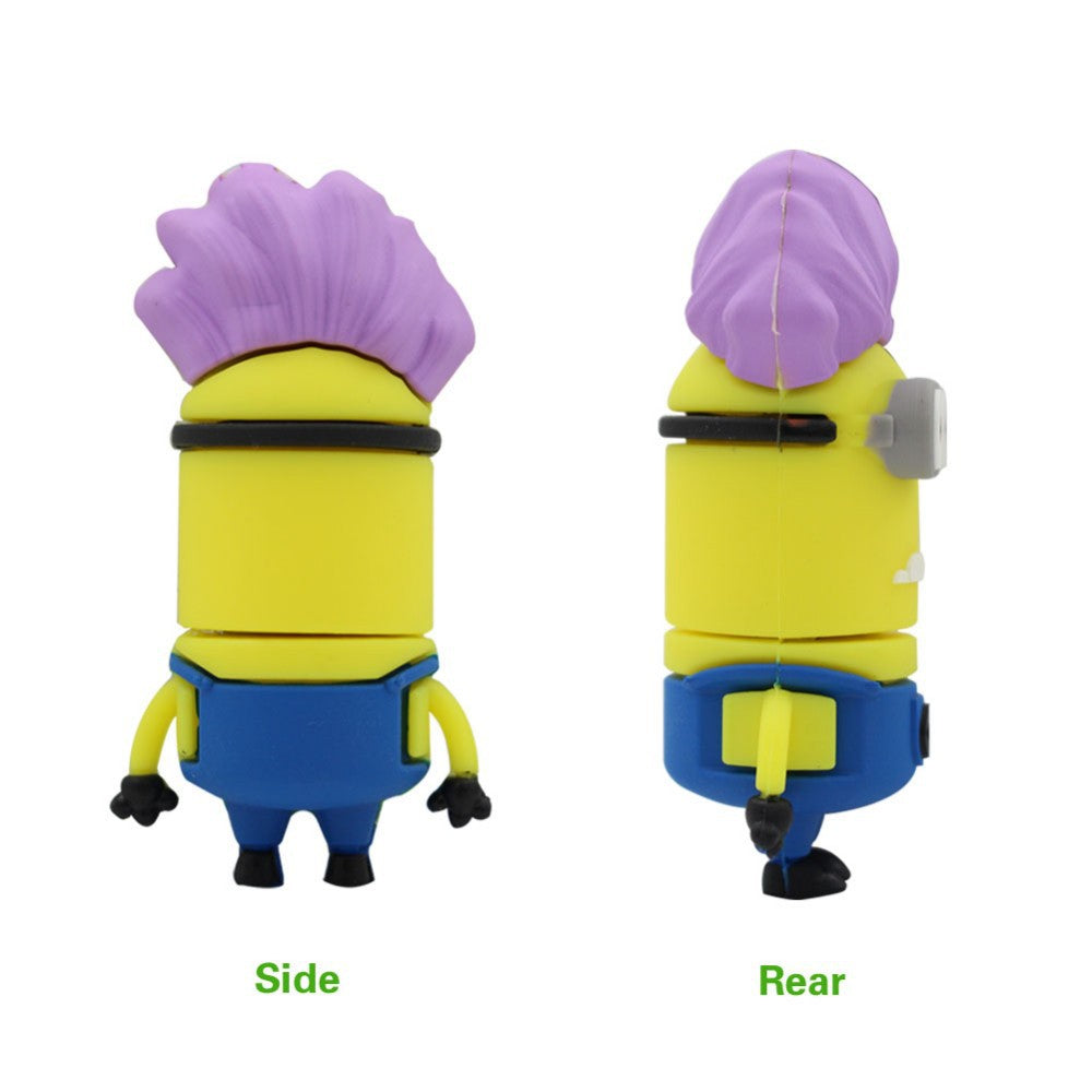 Evil Purple MINIONS Despicable Me USB Flash Drive 2.0 Rubber - 16gb USB Flash Drive - Tophatter Daily Deals