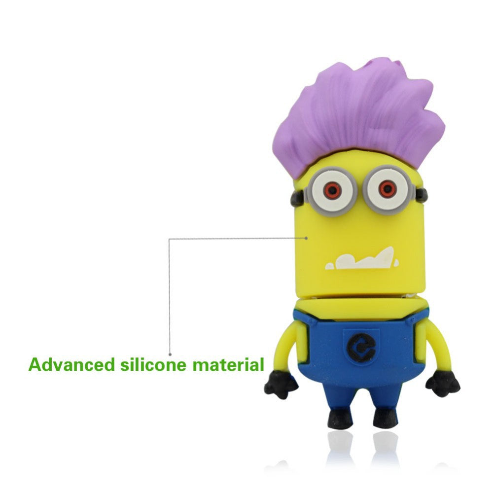 Evil Purple MINIONS Despicable Me USB Flash Drive 2.0 Rubber - 16gb USB Flash Drive - Tophatter Daily Deals