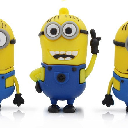 MINIONS Despicable Me USB Flash Drive 2.0 Kevin, Stuart, Bob - 16gb 16GB 2.0 - Arm up USB Flash Drive - Tophatter Daily Deals