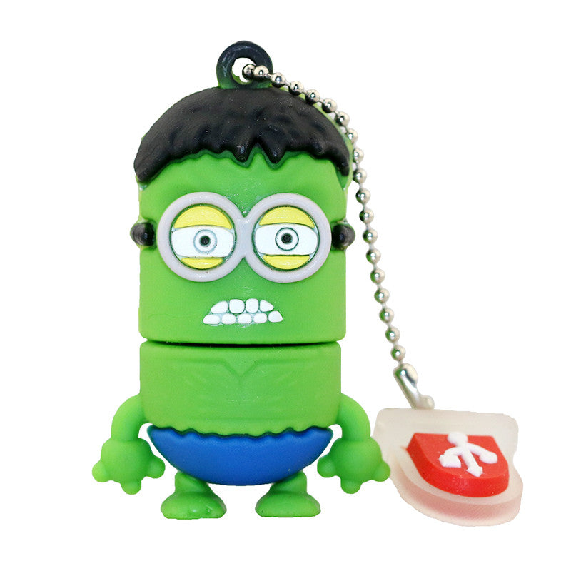 Super Hero MINIONS USB Flash Drive 2.0 Hulk Hulkminion- 16gb 16GB 2.0 - Hulk USB Flash Drive - Tophatter Daily Deals