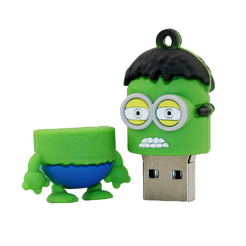 Super Hero MINIONS USB Flash Drive 2.0 Hulk Hulkminion- 16gb USB Flash Drive - Tophatter Daily Deals