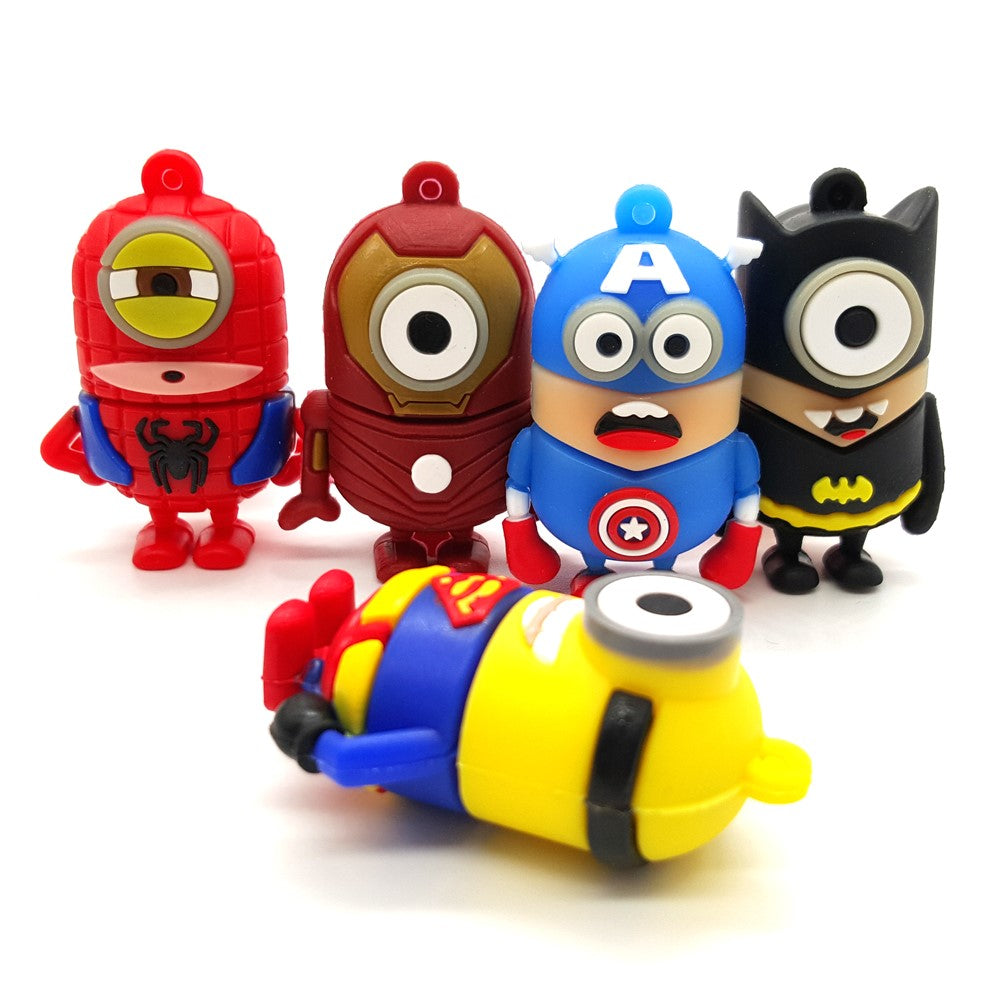 SuperHero MINIONS USB Flash Drive 2.0 Batman Superman Hulk - 16gb USB Flash Drive - Tophatter Daily Deals