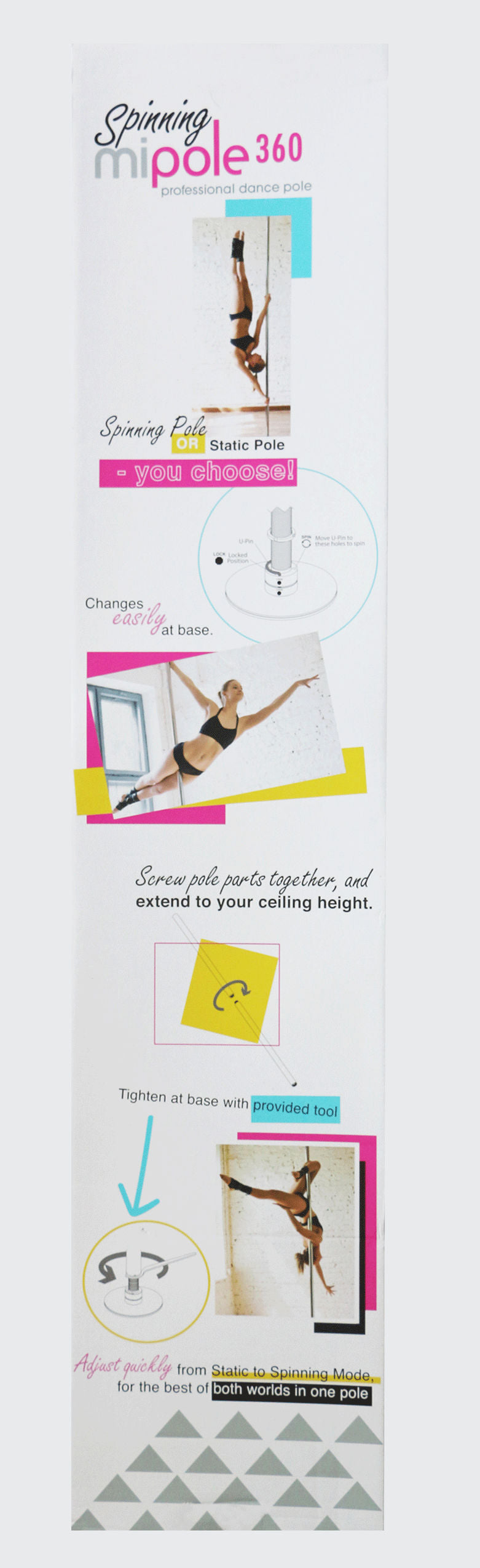 Mipole 360 Spinning Professional Dance Pole > Sex Toys > Sex Furniture - Tophatter Daily Deals