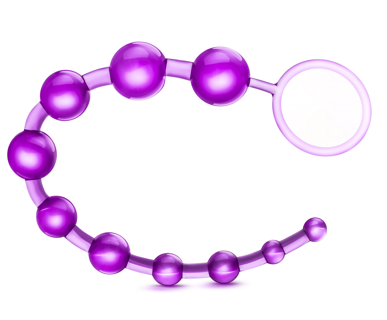 B Yours Basic Beads Purple Flexible Gradual Pleasure Beads > Anal Range > Anal Beads - Tophatter Daily Deals
