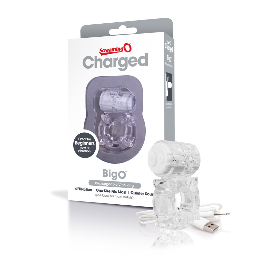 Screaming O Charged BigO – Rechargeable Vibrating Cock Ring > Cock Ring > Vibrating - Tophatter Daily Deals