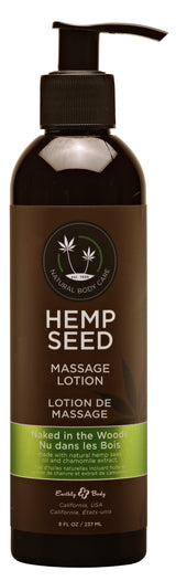 Naked In The Woods Hemp Seed Massage Lotion – 237 ml Scented Lotion > Essentials > Massage Oil - Tophatter Daily Deals