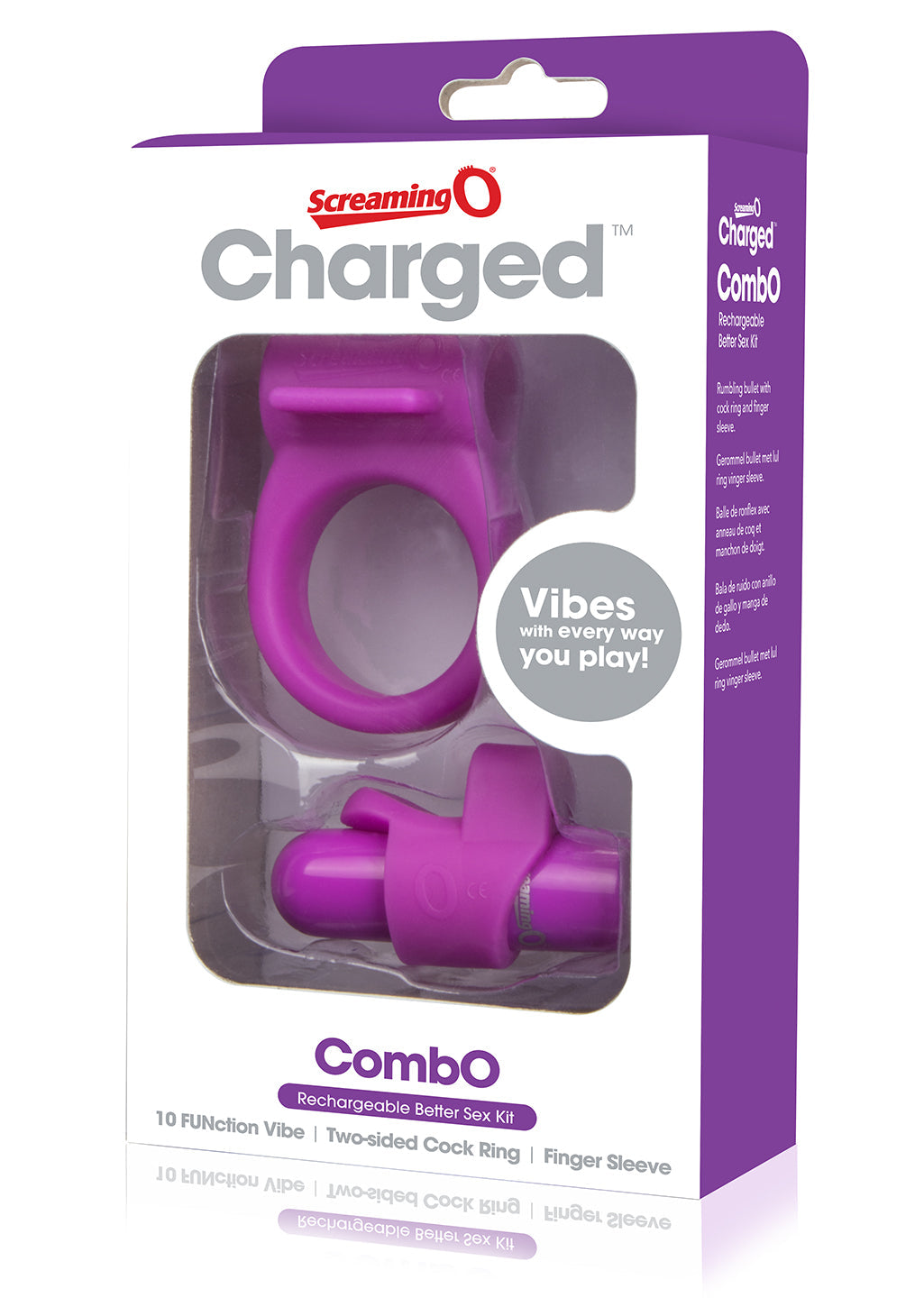 Charged Combo Kit 1 – Body-Safe Silicone Cock Ring and Fingertip Sleeve Kit > Sex Toys > Couples Toys - Tophatter Daily Deals