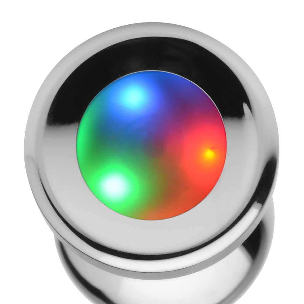 Light Up Large Anal Plug – Weighted 3 LED Light Patterns Anal Plug > Anal Range > Butt Plugs - Tophatter Daily Deals
