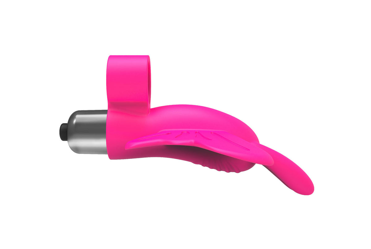 Flirt Finger Butterfly Silicone Vibrator for Clit Stimulation > Vibrators > Finger Vibrators - Tophatter Daily Deals