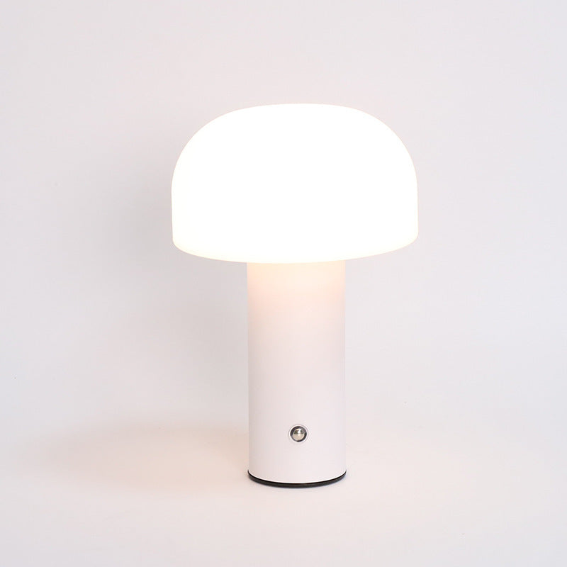 Modern Mushroom Table Lamp White USB Table Lamp - Tophatter Daily Deals