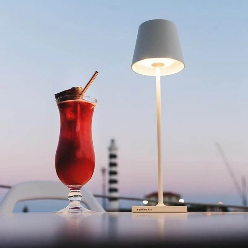 Rechargeable LED Wireless Table Lamp IP65 Outdoor Indoor - Tophatter Daily Deals