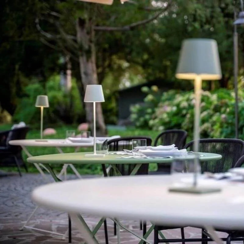 Rechargeable LED Wireless Table Lamp IP65 Outdoor Indoor - Tophatter Daily Deals