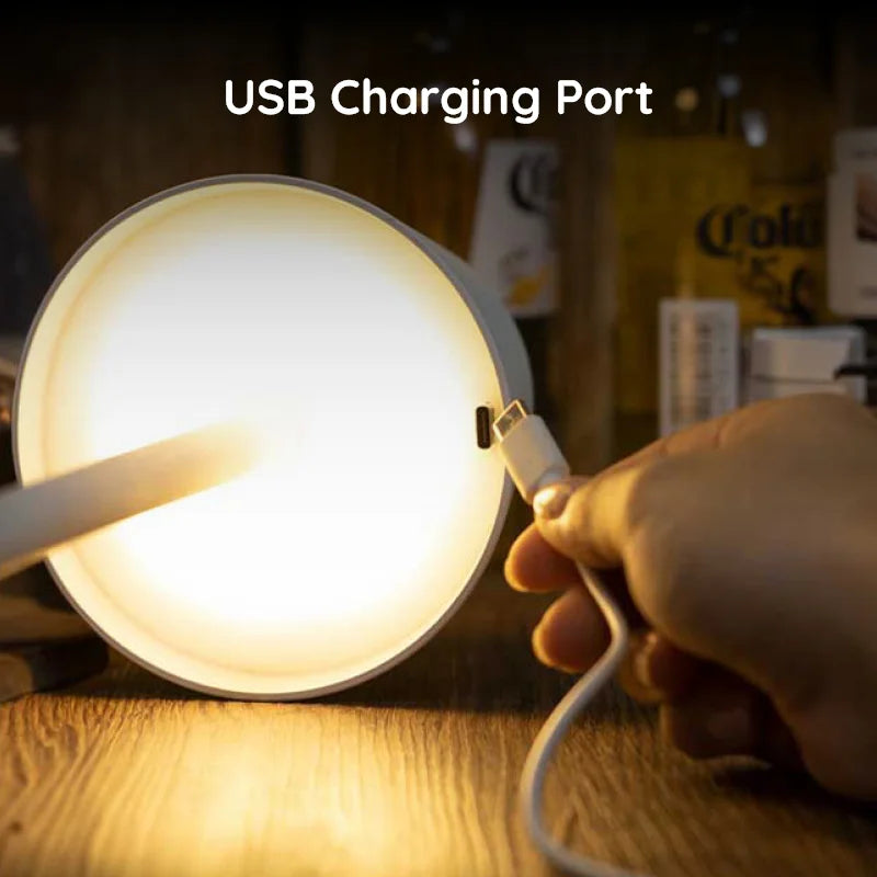 Rechargeable LED Wireless Table Lamp IP65 Outdoor Indoor - Tophatter Daily Deals