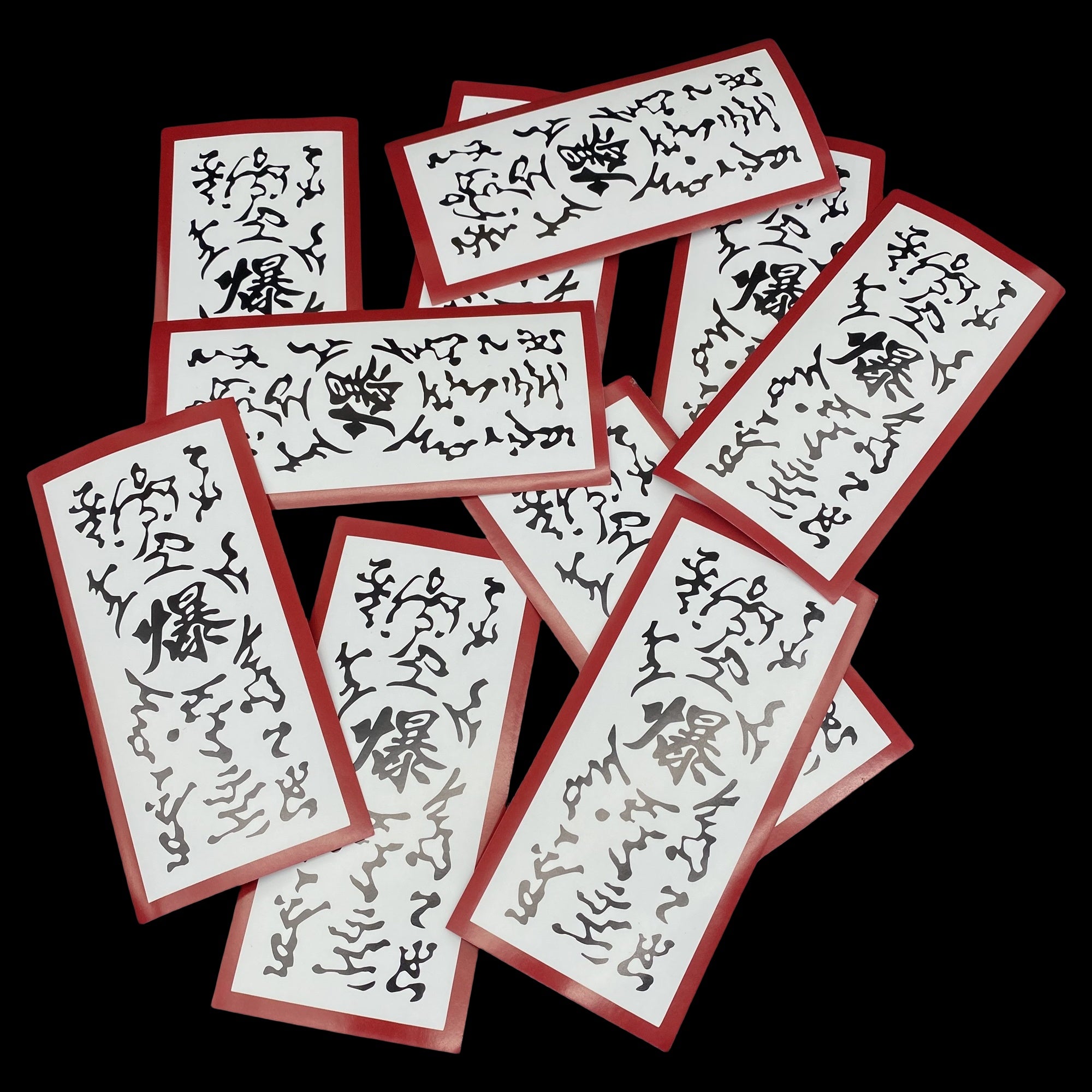 10PCS Ninja Explosive Tags Sticker - Tophatter Daily Deals
