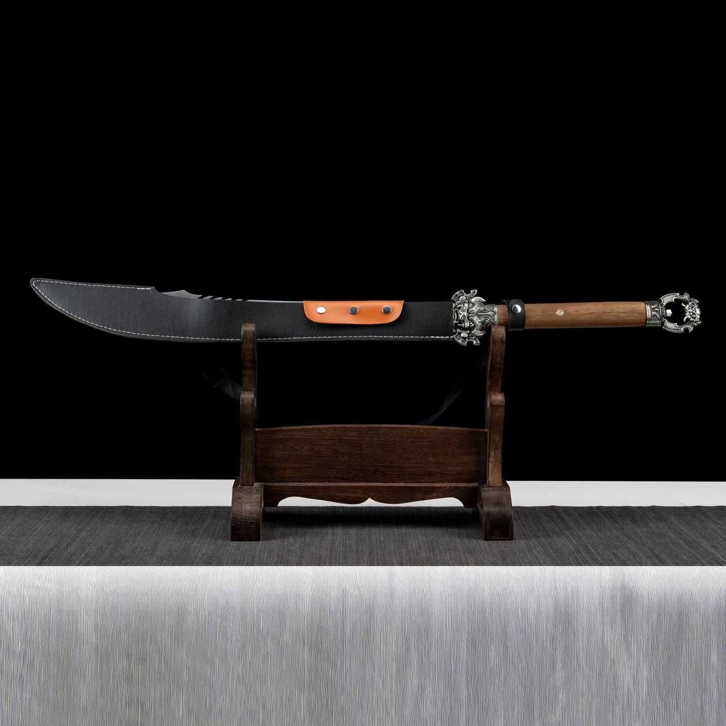 Mojue War Sword – Ox-Tail Qing Dynasty Style Manganese Steel Full-Tang Sword - Tophatter Daily Deals