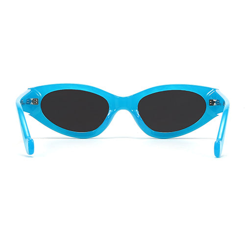 TopFoxx Kat x Money Moves - Blue Women's Cateye Sunglasses Sunglasses - Tophatter Daily Deals