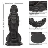 Monster Dong The Martian (Black) 7.75 Inch Bendable Dildo – Firm Textured Dildo > Dildos > Fantasy - Tophatter Daily Deals